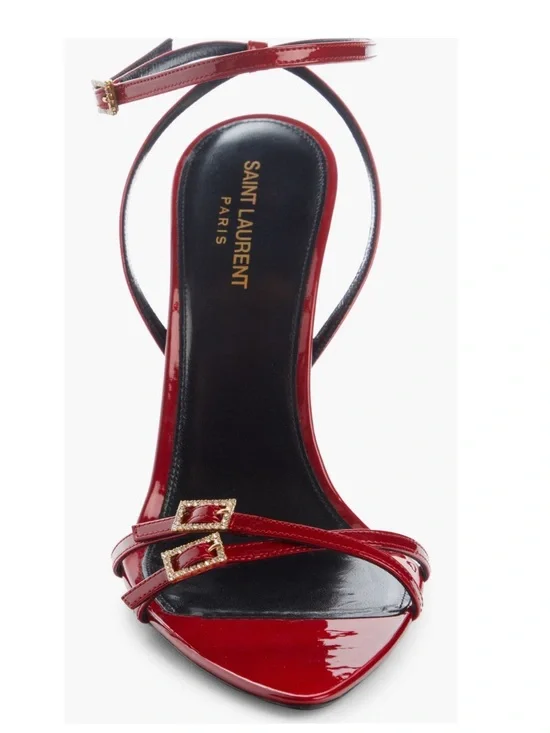 Saint Laurent 110mm Nuit sandals in Tibet Ted - Picture 17 of 17